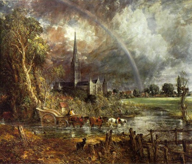 Геннадий Кацов СЛОВОСФЕРА №73 Джон Констебл, «Вид на Кафедральный собор Солсбери с луга» (1831)